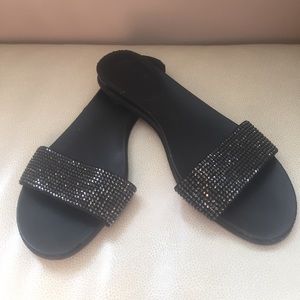LOWEST! Vince Camuto Leather Slides